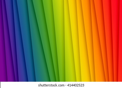 Gay pride flag colors used to create abstract background