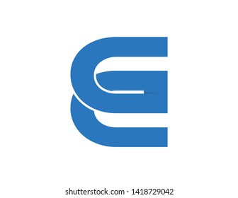 Ge Original Monogram Logo Design Stock Illustration 1418729042 ...