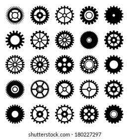 Similar Images, Stock Photos & Vectors of set of vector gears