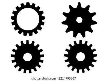 
Gear Wheel Shapes, Moving Parts