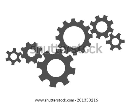 gears moving design background