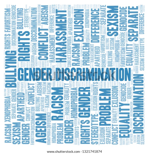 Gender Discrimination Type Discrimination Word Cloud Stock Illustration 1321741874 Shutterstock 6378