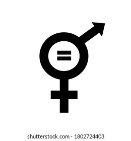 Gender Equality Icon Stock Vector (Royalty Free) 1168439371