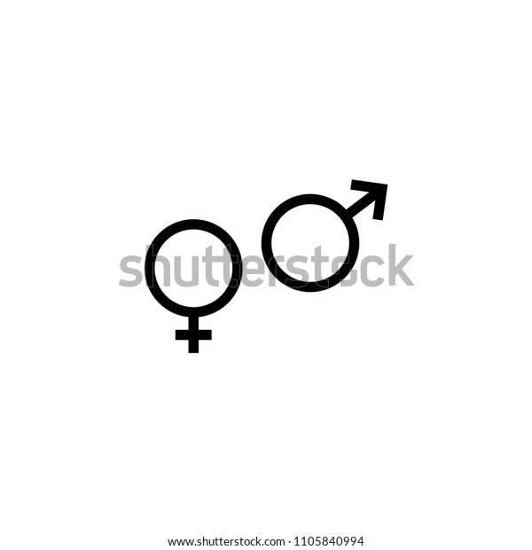 Gender Symbols Illustration Stock Illustration 1105840994 Shutterstock