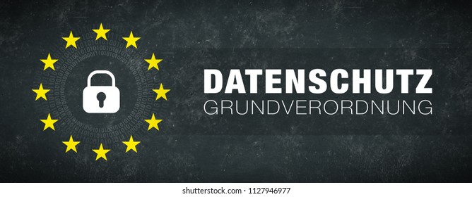 General Data Protection Regulation - german text: Datenschutzgrundverordnung