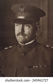 General John Pershing Led The American Expeditionary Forces In WWI. 1917-19.