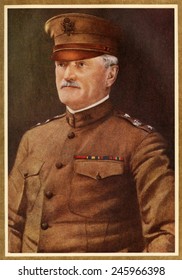 General John Pershing Led The American Expeditionary Forces In WWI. 1917-18.