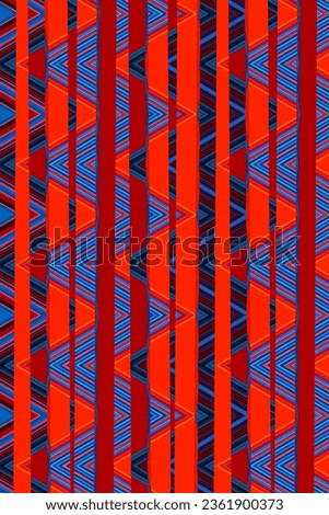 generative mix  color unregular triangle, zigzag abstract colorful background image for banner, poster, design. Stripes irregular design Backdrop in mix 