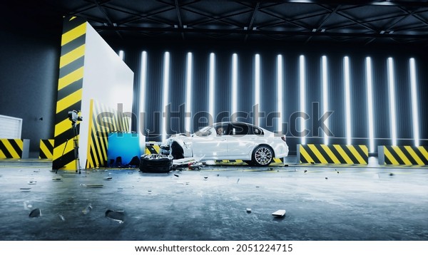 Generic
3d car crash test. Car destruction. 3d
rendering.