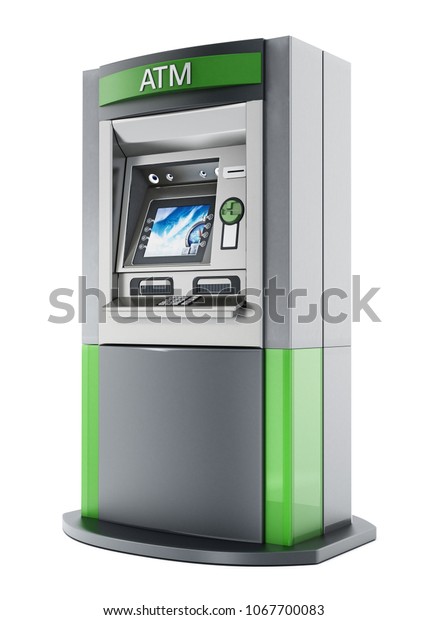 Generic Atm Automated Teller Machine 3d Stock Illustration 1067700083 ...