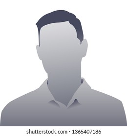 Generic Person Gray Photo Placeholder Man Silhouette On A White Background 