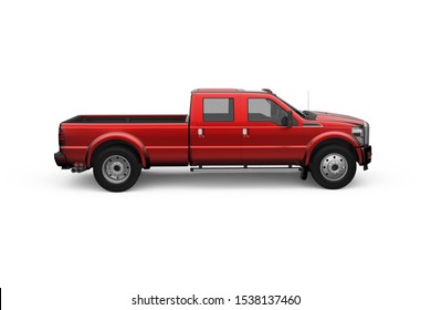 Vintage Pickup Truck Isolated Side View Stock Illustration 1646711854 ...