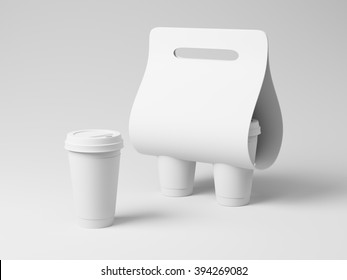 Generic White Empty Cupholder Template