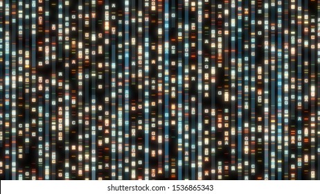 Genetic Dna Sequencing Genealogy Analysis Visualization