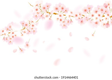 桜 舞う のイラスト素材 画像 ベクター画像 Shutterstock