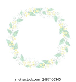 Gentle spring bloom series of frame and background for wedding invitation engagement party celebration announcement memo notes message etc - Powered by Shutterstock