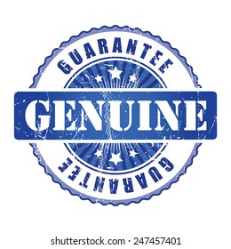 Genuine  Guarantee Stamp. 