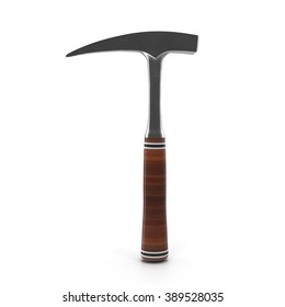 Geology Rock Hammer On White Background