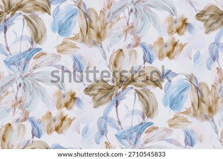 Geometric Abstract Flower Pattern Background