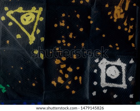 Geometric Abstract Pattern. Dark Grunge backdrop. Dots Geometry. Artistic geometry. Modern Texture Exotic pattern. Dots and Spots. Golden Dots.