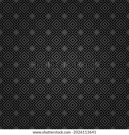 Geometric abstract pattern. Geometric modern dark ornament. Seamless modern background