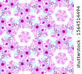 Geometric abstract pattern with motif background. Best for fabric and other textile use