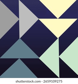 Geometric Abstract Pattern with Triangles