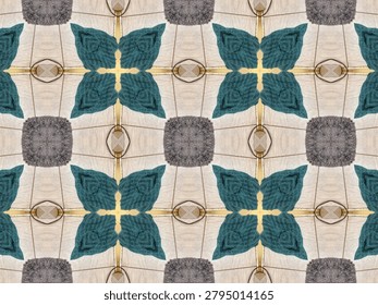 Geometric background. Ethnic boho pattern with retro appeal. 