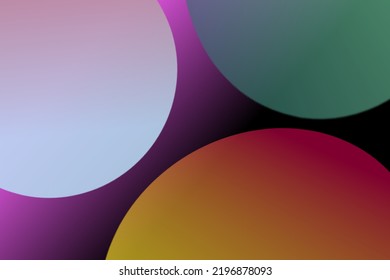 Geometric Background Of Three Color Gradient Elements.  Geometric Background