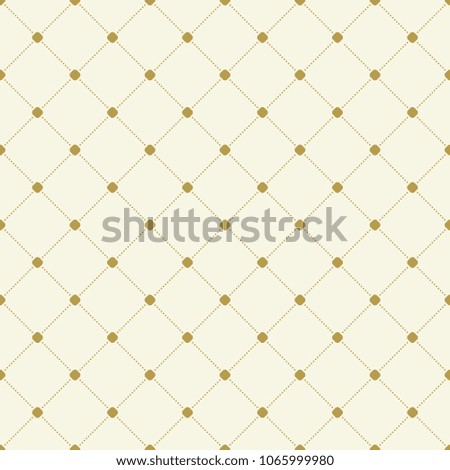 Geometric dotted golden pattern. Seamless abstract modern texture for wallpapers and backgrounds Stock photo © 