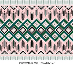 Geometric Ethnic Oriental Ikat Traditional Repeat Seamless Pattern Flower Leaves Botanical Embroidery Design For Background,indian,border,carpet,wallpaper,clothing