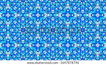 Geometric kaleidoscope multicolored seamless pattern. Abstract background. Beautiful multicolor kaleidoscope texture. Unique kaleidoscope design. Illustration for design.
