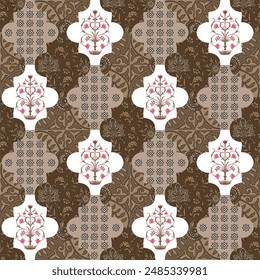 Geometric Kurta Pattern Background Textured Design 