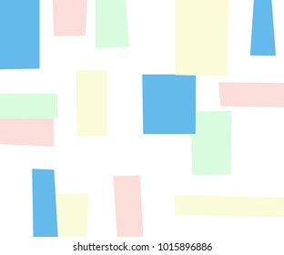 Geometric Pastel Color Block Pattern Background