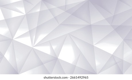 Geometric Pattern Abstract White Triangle Background