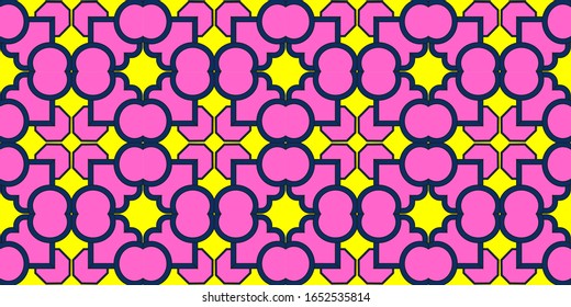 Geometric pattern with gradient. For Wallpaper, presentation, background. Interior design. Fashion print. Illustration made with texture.