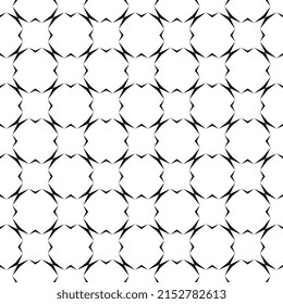 The geometric pattern with lines. Seamless background. White and Black texture. Graphic modern pattern. Simple lattice graphic design.Abstract geometric pattern with squares.Black, white and transpare