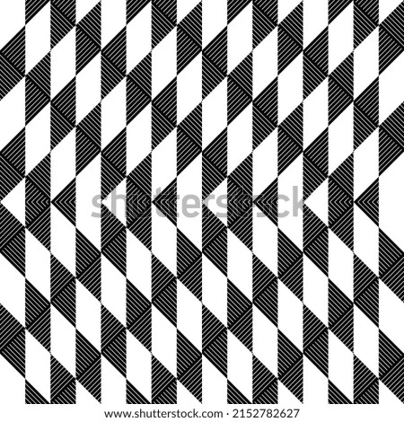 The geometric pattern with lines. Seamless background. White and Black texture. Graphic modern pattern. Simple lattice graphic design.Abstract geometric pattern with squares.Black, white and transpare