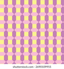 Geometric Pattern of Pastel Cubes

