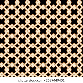 Geometric pattern seamless. Consisting of intertwined round circles. Design for fabric, wallpaper, packaging, background.