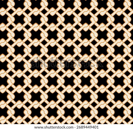 Geometric pattern seamless. Consisting of intertwined round circles. Design for fabric, wallpaper, packaging, background.