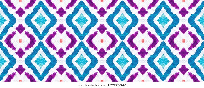 Geometric pattern. Seamless Ethnic Pattern. Saturated Textile. Papirus Threadbare textile. Ikat Marble Watercolor blur. Azure Light. Seamless pattern. Geometry.