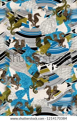 Geometric pattern For Textiles