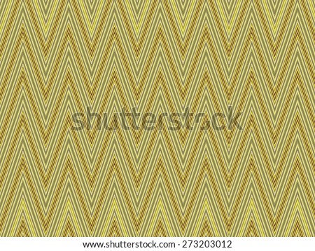 Geometric pattern of zigzags with green and gold
