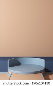 Geometric plane design, 3D rendering of the scene
