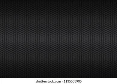 Geometric polygons background, abstract black metallic wallpaper, simple illustration