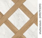 Geometric seamless decor made of wood, marble, concrete, cement and stone. Parquet