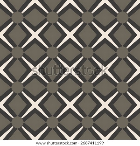 Geometric seamless pattern abstract illustration for modern tile design and colorful mosaic backdrop