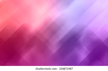 Geometric Shape Background Abstract Design, Random Pattern Of Triangle Hexagonal And Trapezoid Angle Mosaic Or Stained Glass Pieces Effect, Pink Red And Purple Color Tone, Modern Background