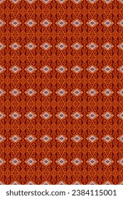 Geometric silk fabric pattern